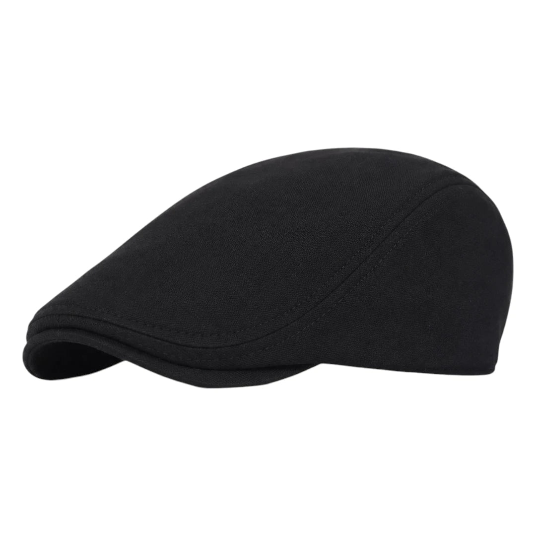 So Q Caps Classic Black Flat Cap – Everyday Style